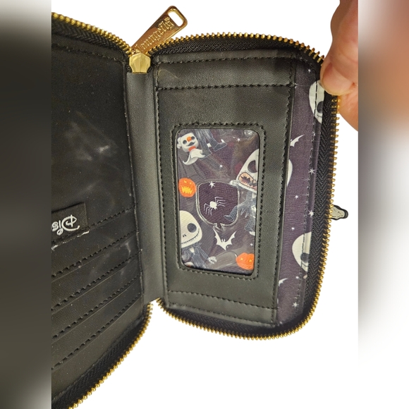 Loungefly Funko Pop Disney Nightmare Before Christmas Jack Skellington Zip-Aroun - Picture 3 of 3